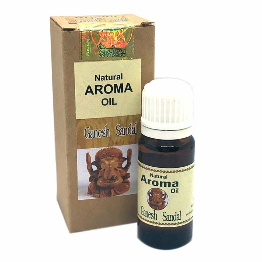 Tuoksuoljyt Ja &Lyhdyt Tuotemerkkejä | Tuoksuoljy Ganesh Sandal 10Ml Natural Aroma Oil