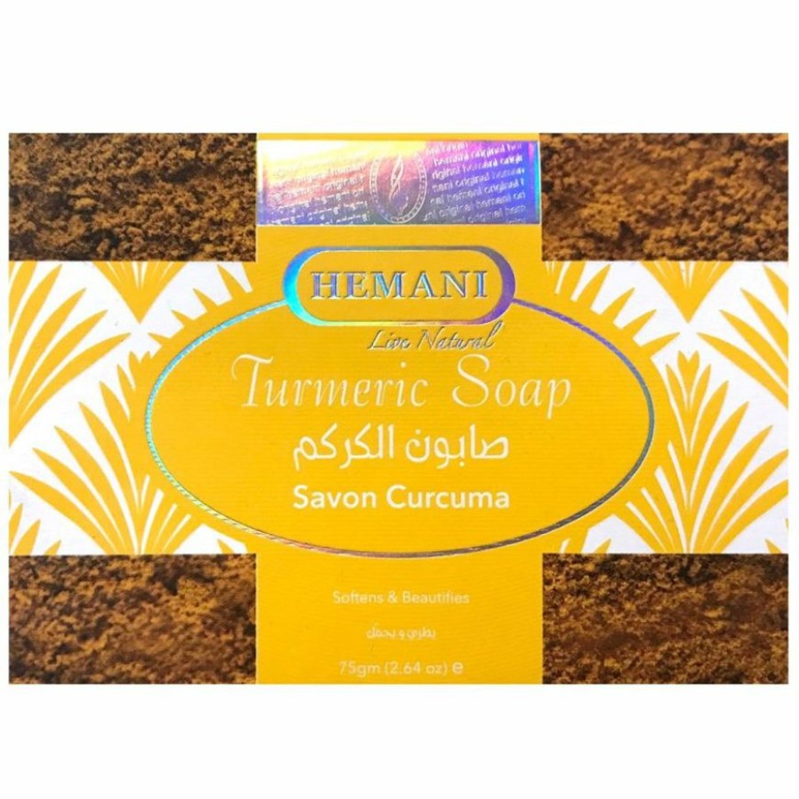 Saippuat Tuotemerkkejä | Hemani Turmeric Soap Kurkumasaippua