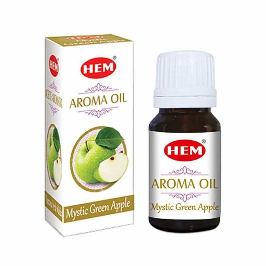 Tuoksuoljyt Ja &Lyhdyt Tuotemerkkejä | Hem Aroma Oil Mystic Green Apple