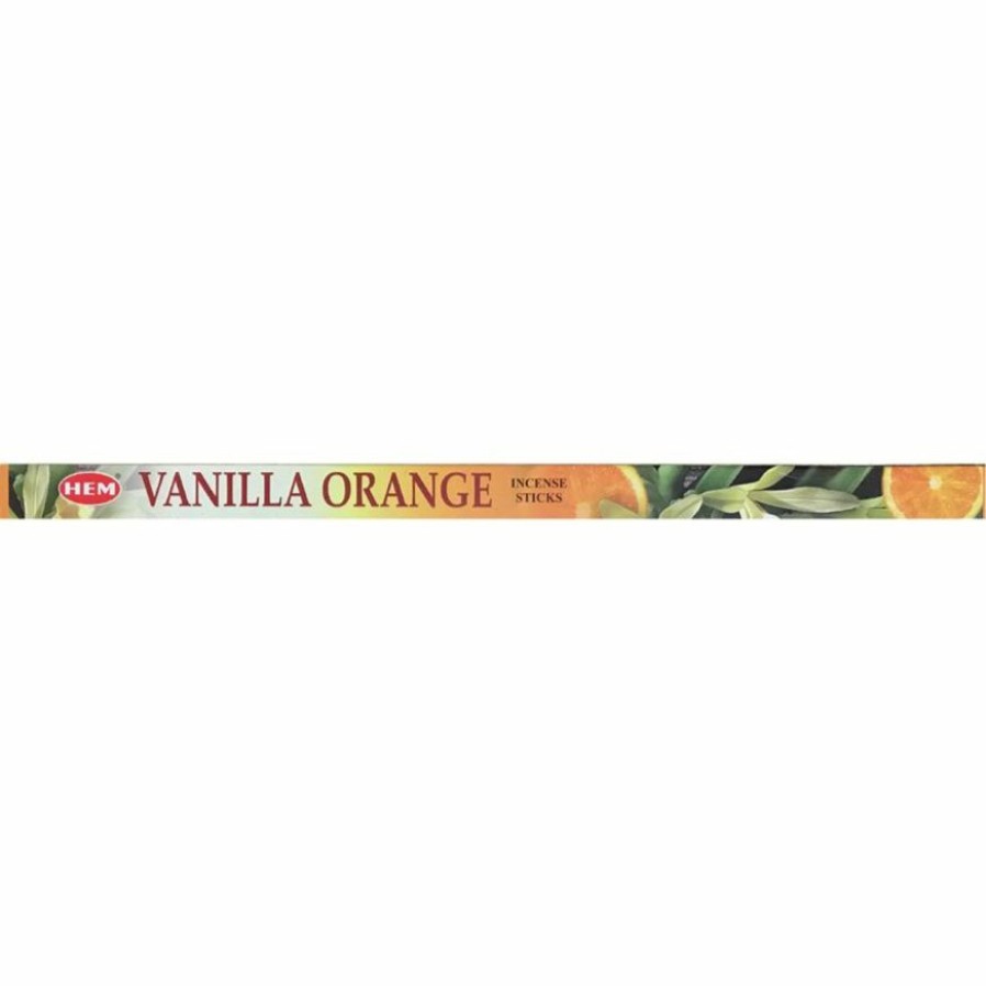 Suitsukkeet Tuotemerkkejä Hem Agarbatti 20 & 8 Kpl | Suitsuke Hem Vanilla-Orange 8 Kpl