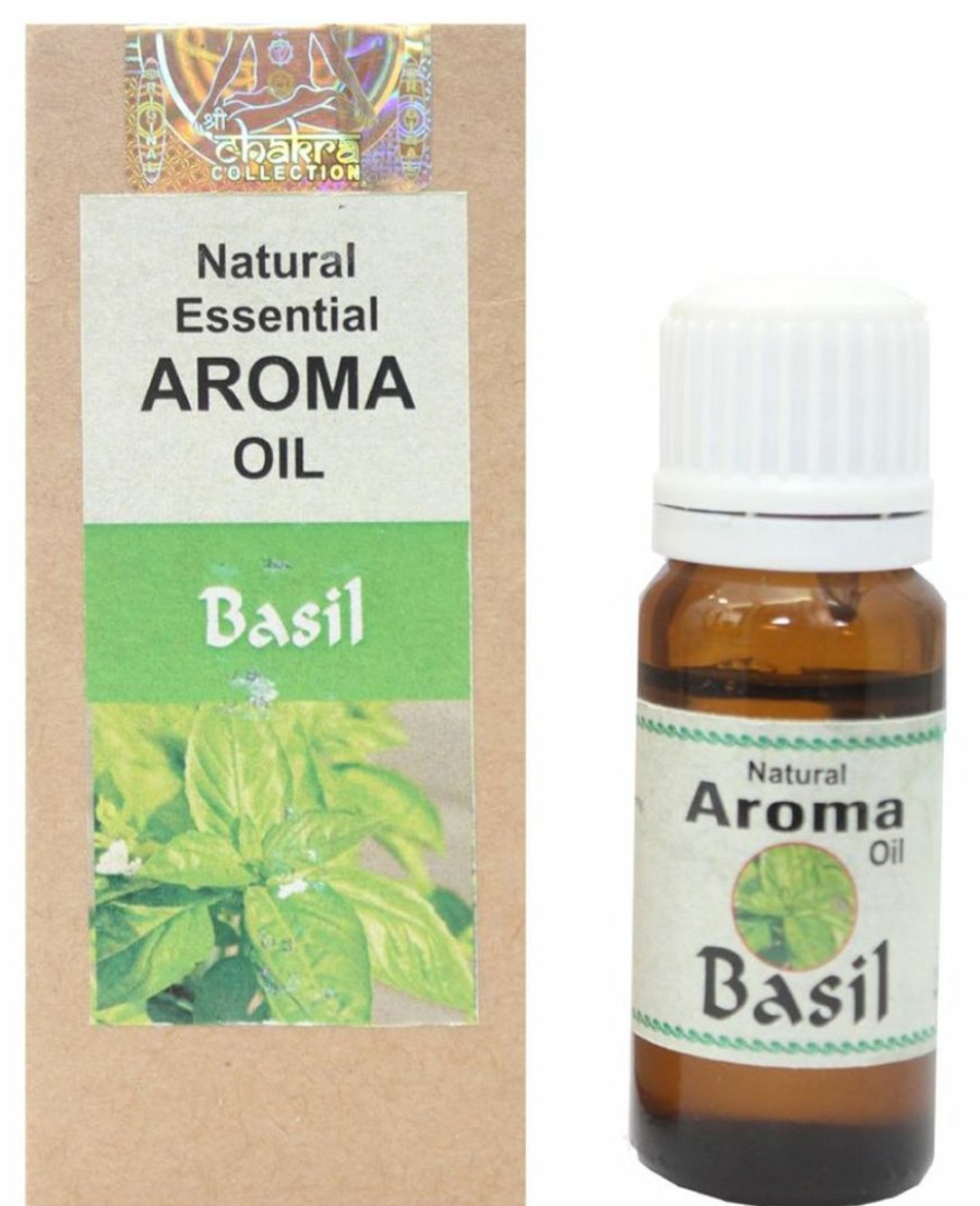 Tuoksuoljyt Ja &Lyhdyt Tuotemerkkejä | Tuoksuoljy Basil 10Ml Natural Aroma Oil