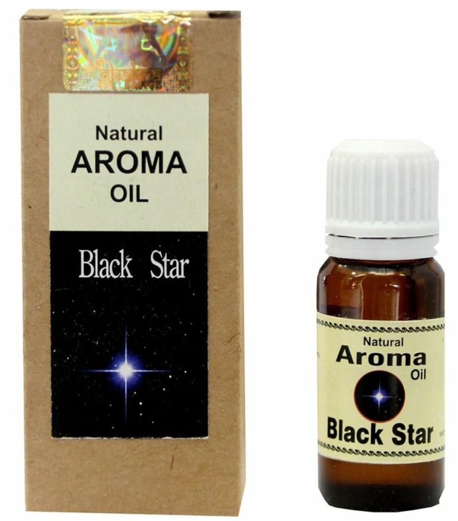 Tuoksuoljyt Ja &Lyhdyt Tuotemerkkejä | Tuoksuoljy Black Star 10Ml Chakra Collection Natural Aroma Oil